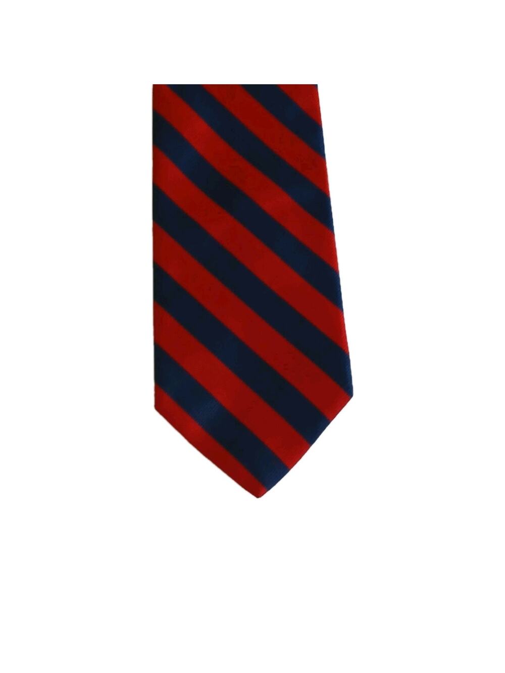 Vintage Brooks Brothers 346 Mens Tie Red Navy Stripe Silk USA Ivy Preppy Classic